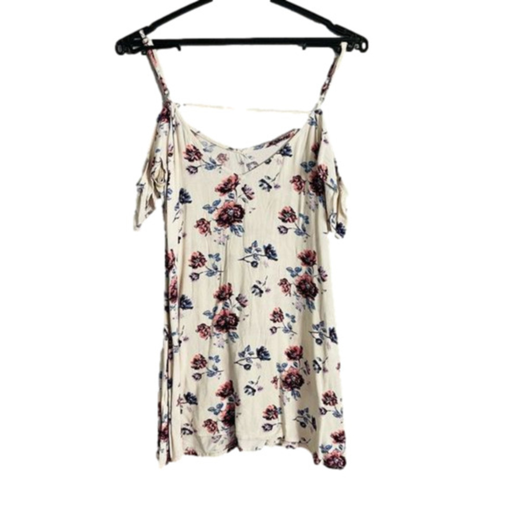 Off the Shoulder White Floral Top
